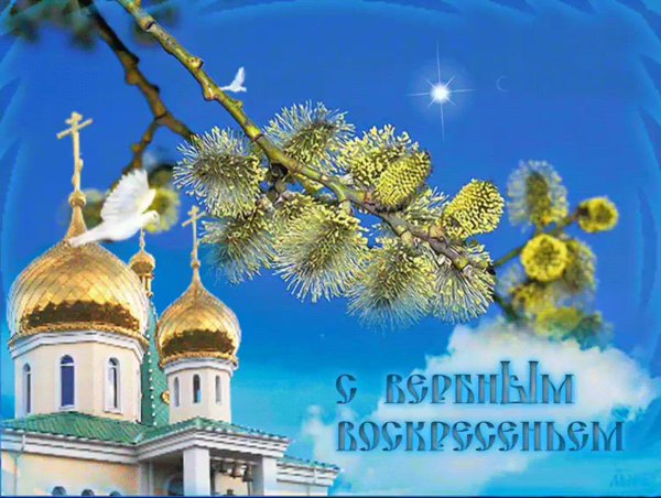 С Вербным воскресеньем открытки