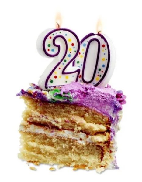 С днём рождения 20 лет