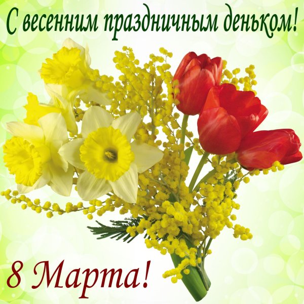 Мимоза тюльпаны нарциссы с 8 марта