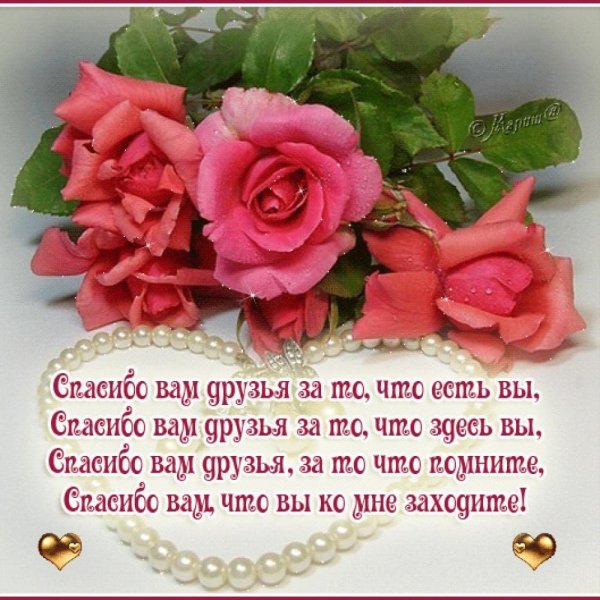 Благодарность друзьям