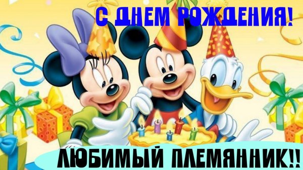С днём рождения племяша мальчика