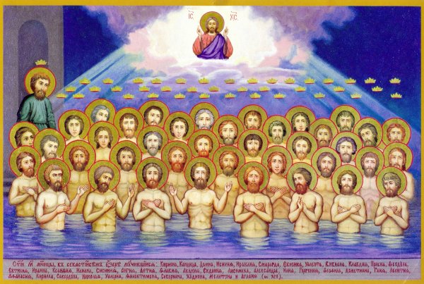 Память 40 мучеников Севастийских
