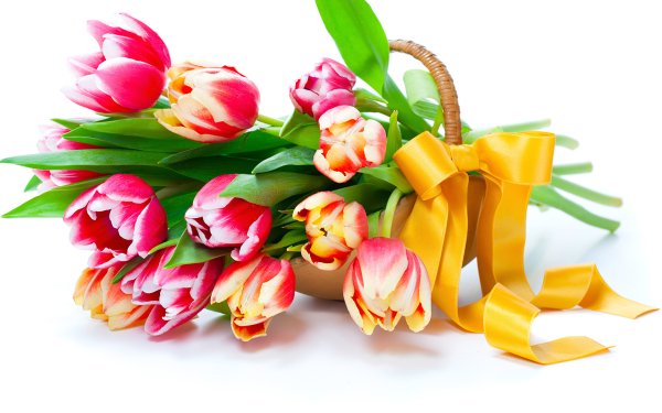 Картинки поздравления букет цветов на 8 марта (44 фото)