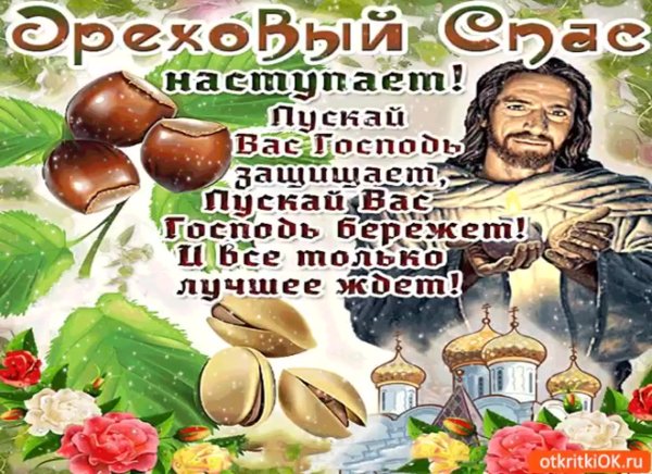 Ореховый спас Стикеры