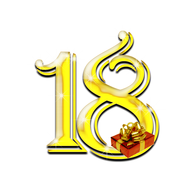 18 Лет цифры