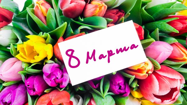 Цветы на 8 марта