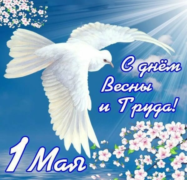 С праздником весны 1 мая