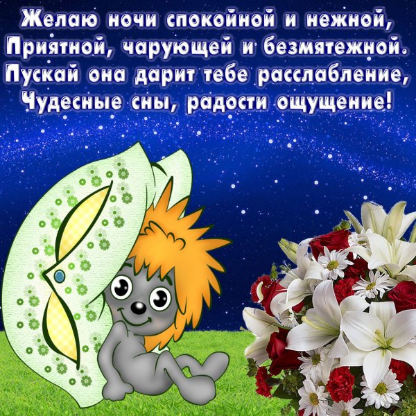 Спокойнойночки пожелания