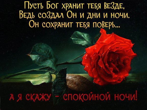Доброго вечера и прекрасного сна