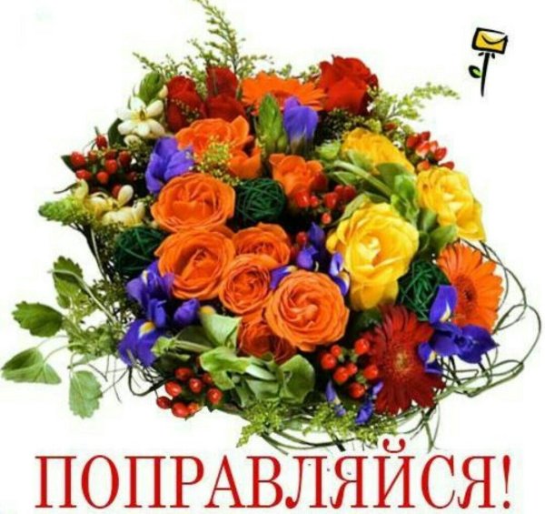 Открытка выздоравливай