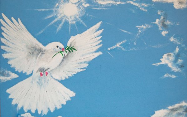 1 Мая голубь мира