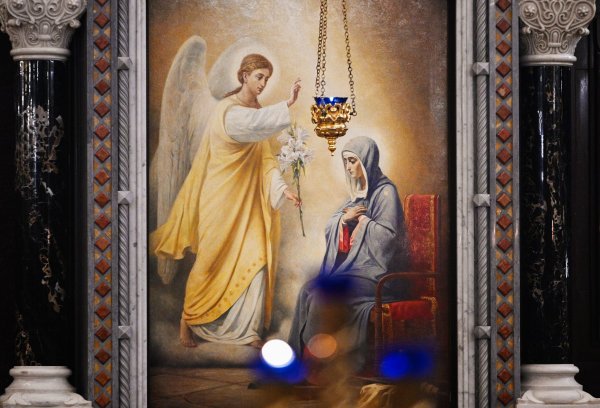 Благовещение открытки ретро