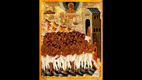 Сорок мучеников Севастийских икона