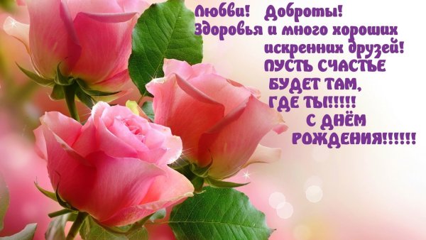 Поздравляю с днём рождения