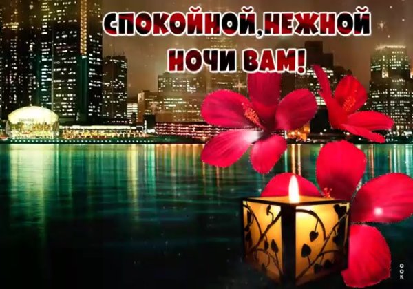 Приятного зимнего вечера и спокойной ночи