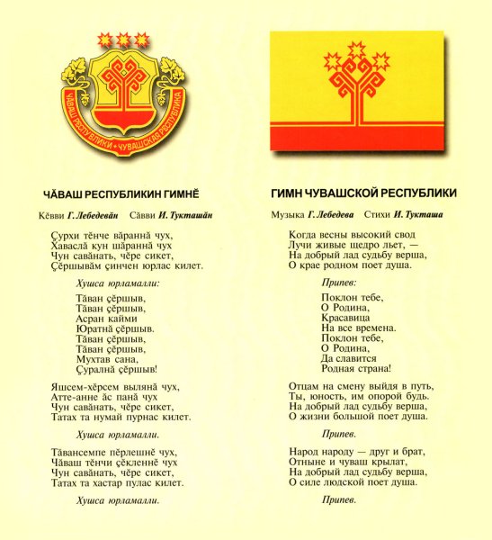 Государственный гимн Чувашской Республики