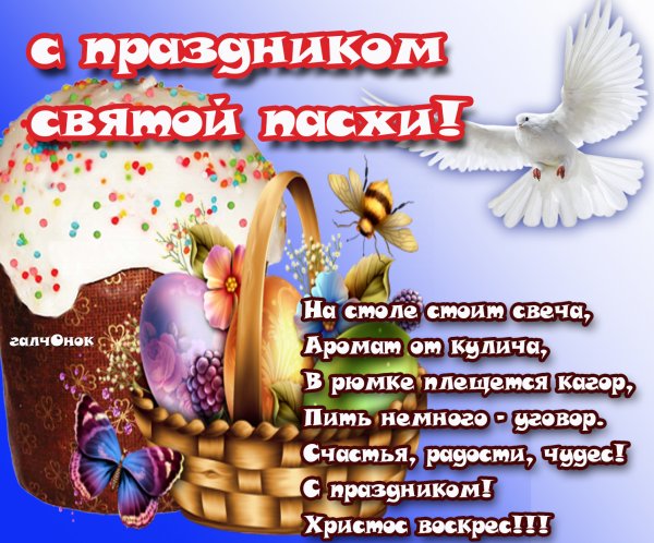 Пасхальные открытки красивые