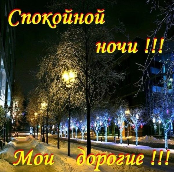 Всем спокойной ночи