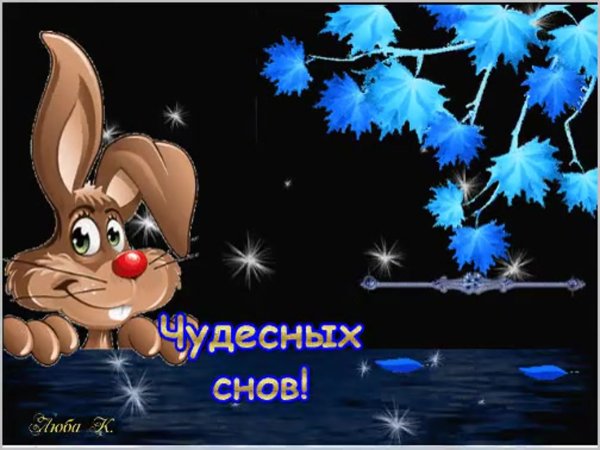 До завтра чудесных снов