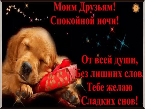 Пожелания спокойной ночи