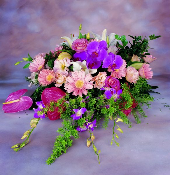 Цветы с пожеланиями