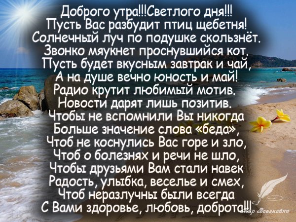 Доброе утро светлого дня