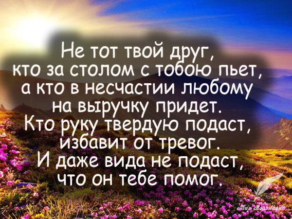 Цитаты про друзей