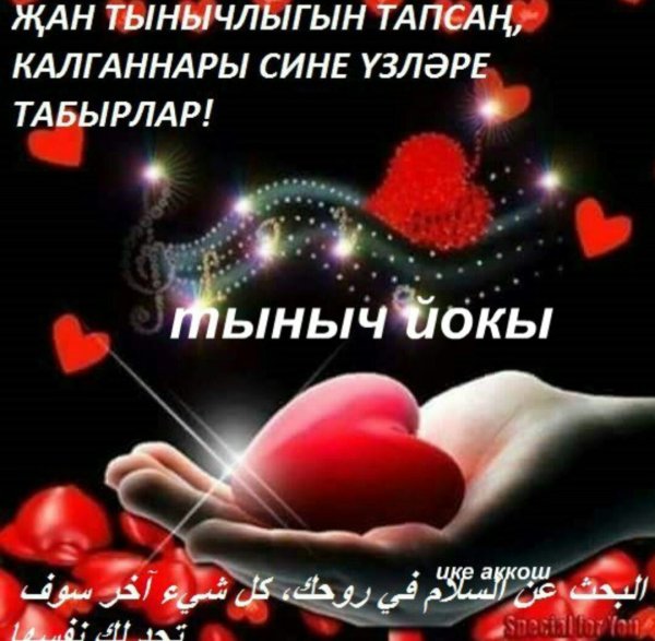 Спокойной ночи на татарском языке