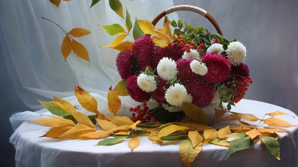 Яркий осенний букет