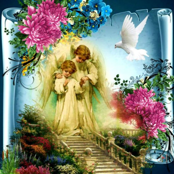 Ангел с добрыми пожеланиями