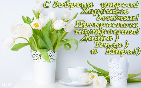 Доброе утро Весна с пожеланиями здоровья