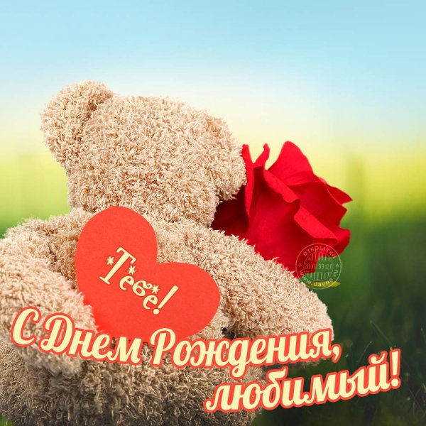 С днём рождения любимому