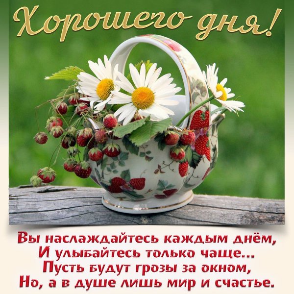 Открытки хорошего августовского дня
