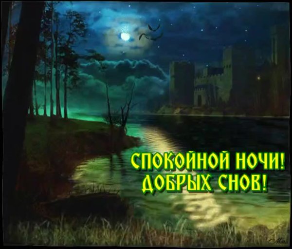 Спокойной ночииужчине