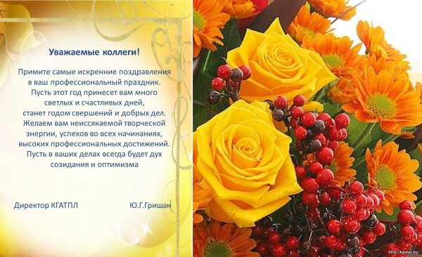 Пожелание коллегам учителям