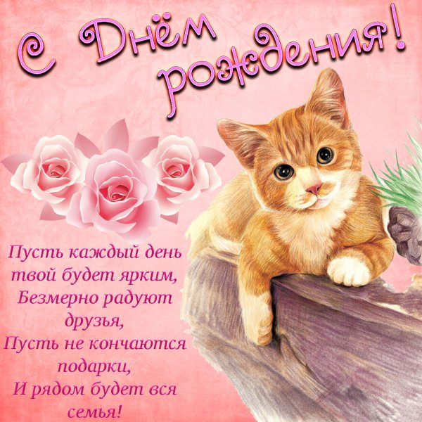 Поздравления с днем рождения открытки