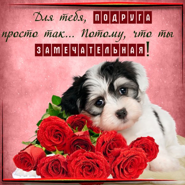 Красивые открытки для подружки