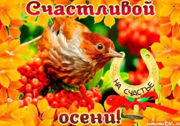 Открытки осень