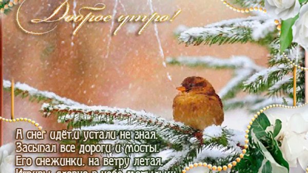 Доброе зимнее утро