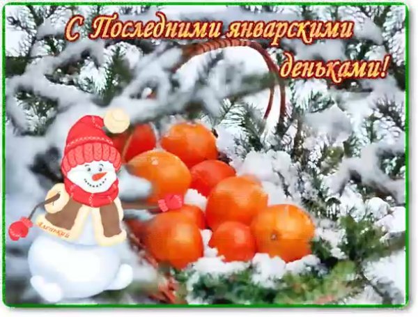С последним январским деньком