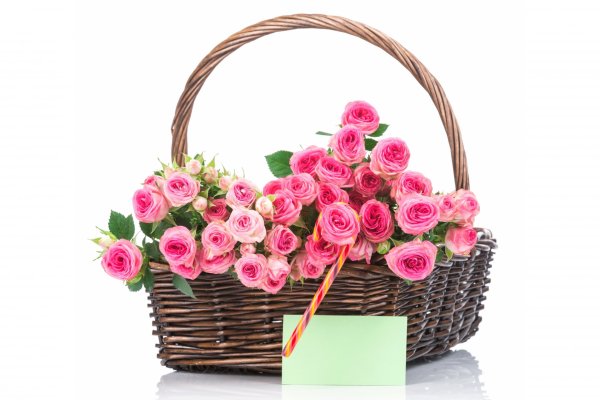Красивые корзины с цветами