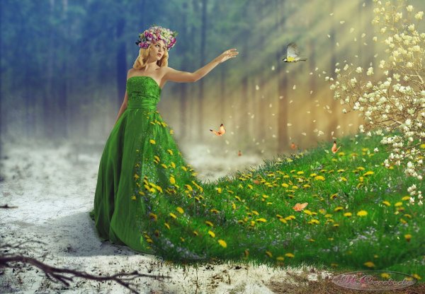 Пейзаж весенние солнцестояния