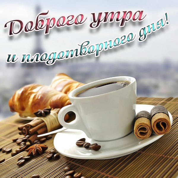 Доброе утро кофе пожелания