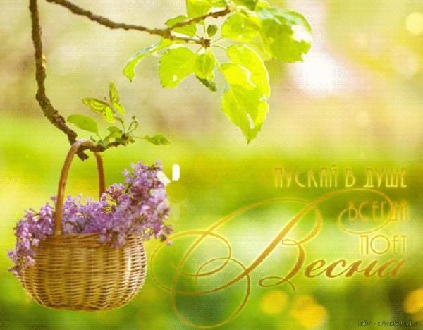 Счастливой весны
