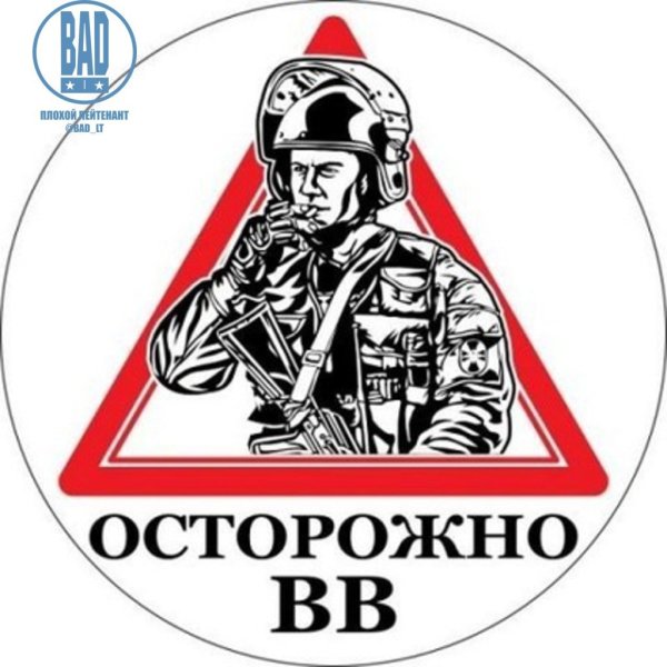 Наклейки на авто внутренние войска