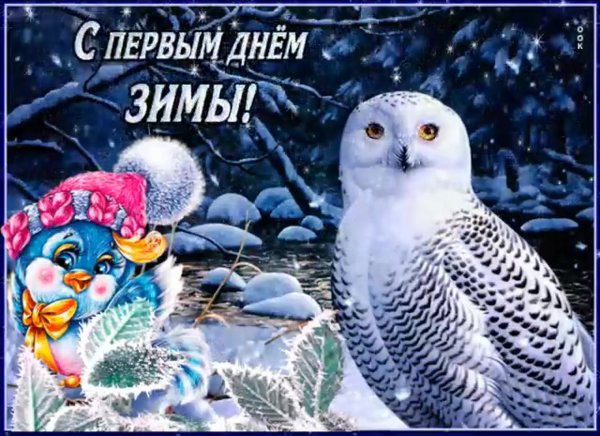 Открытки с первым днем зимы