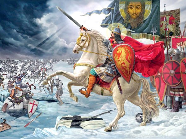 Александр Невский князь Ледовое побоище