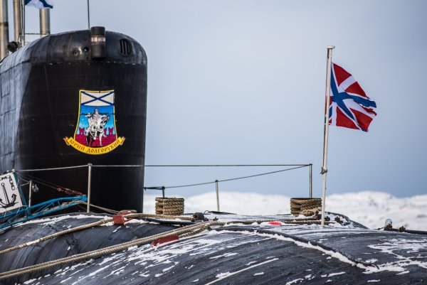 Российская атомная лодка Юрий Долгорукий