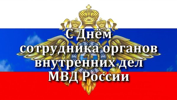 С днем органов внутренних дел