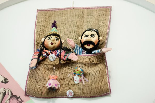 Букет с куколками